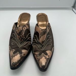 Womens Rampage Mock Boots Heels Shoes 8 M Rilley